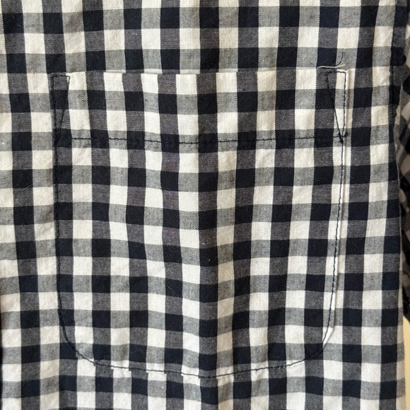 Boy’s Navy and White Checkered Shirt - Picture 3 of 4